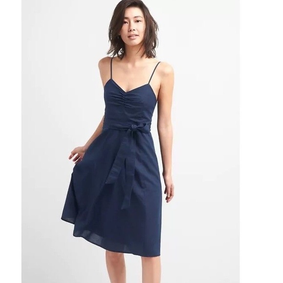 gap fit and flare cami dress